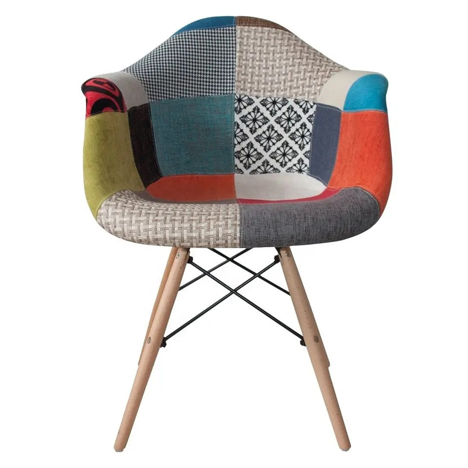 Multicolor Dining & Room Chair With Arms
