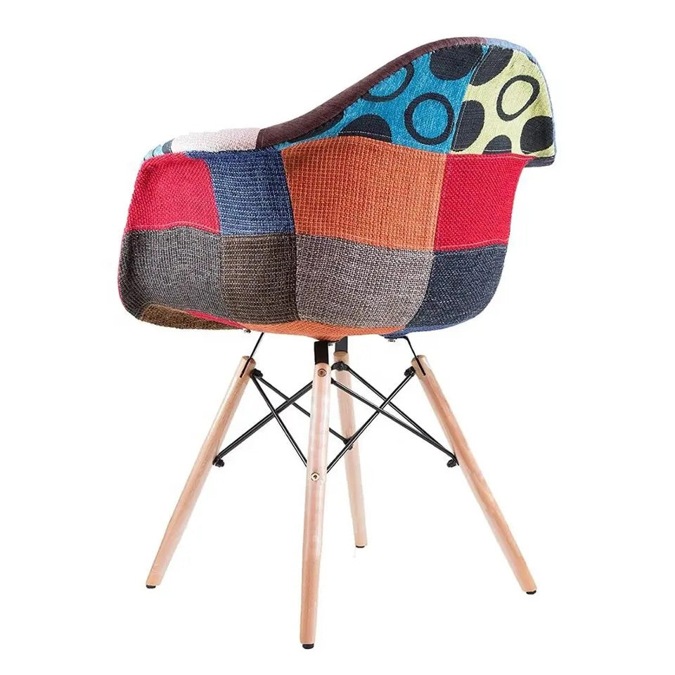 Multicolor Dining & Room Chair With Arms