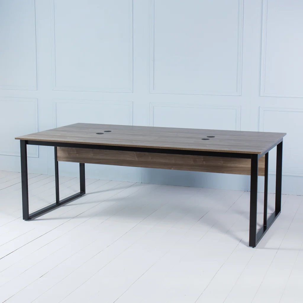 4 person work station (made with lassani MDF & iron frame) BF-WT04