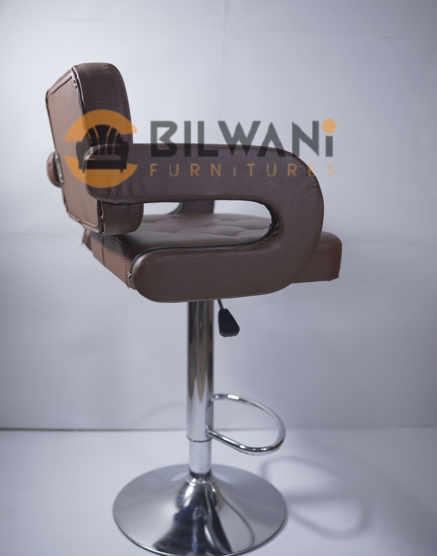 Luxury Chrome Adjustable Bar Stool BF-BS
