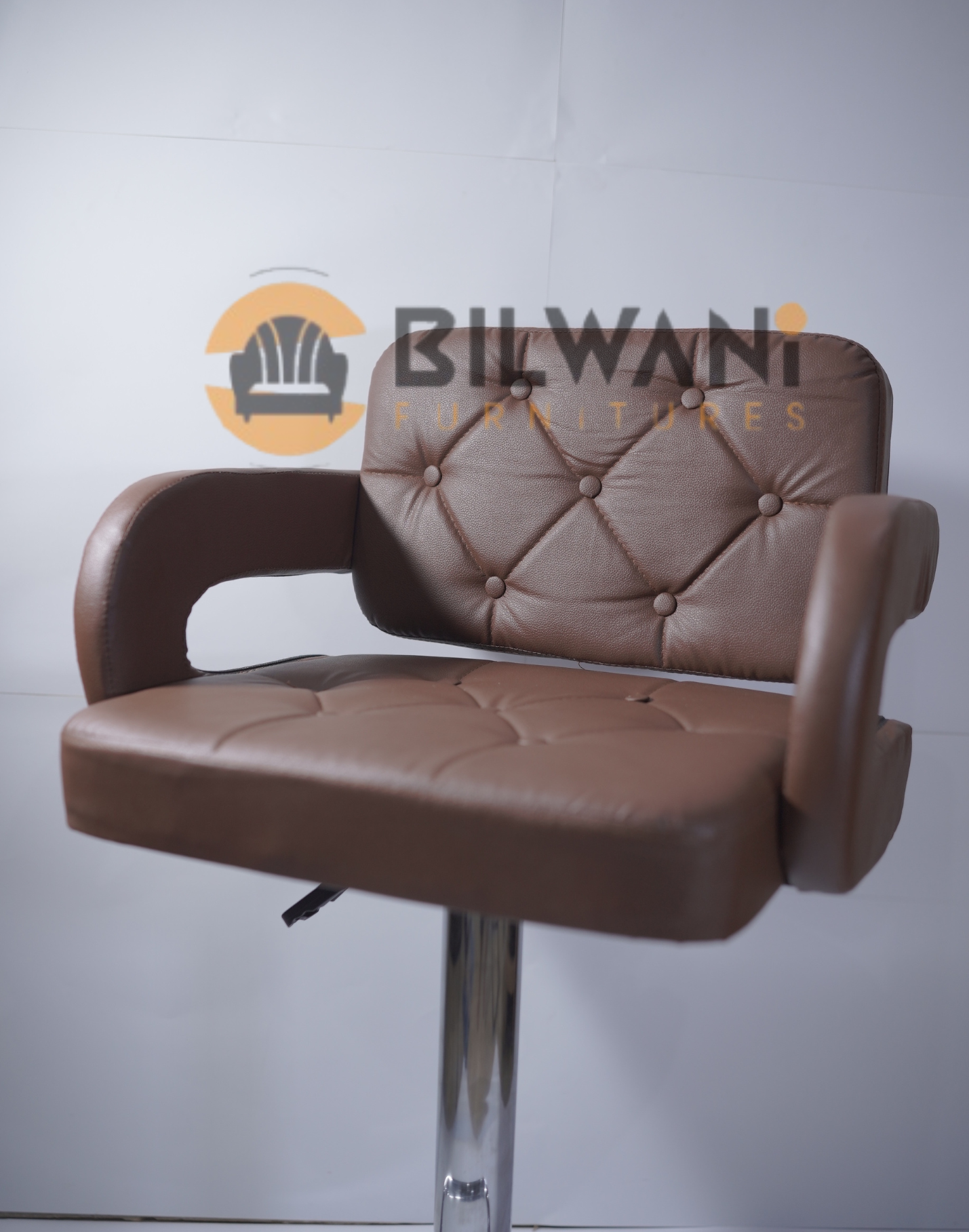 Luxury Chrome Adjustable Bar Stool BF-BS