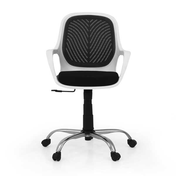 Mika Black & White Office Chair R-849