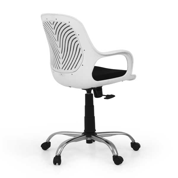 Mika Black & White Office Chair R-849