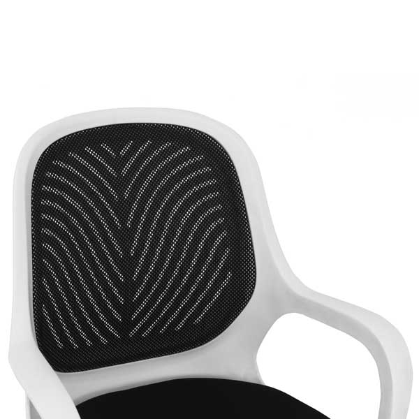 Mika Black & White Office Chair R-849