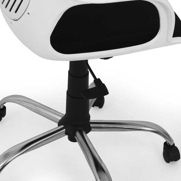 Mika Black & White Office Chair R-849