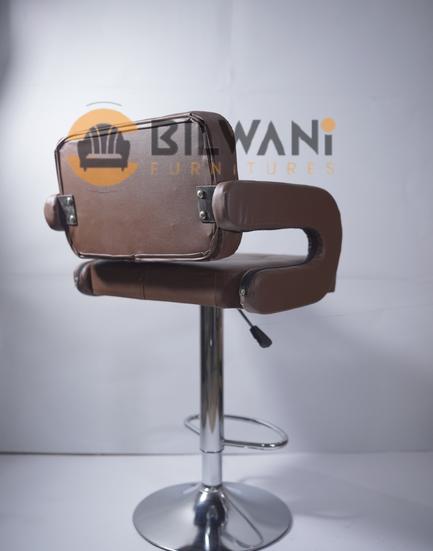 Luxury Chrome Adjustable Bar Stool BF-BS