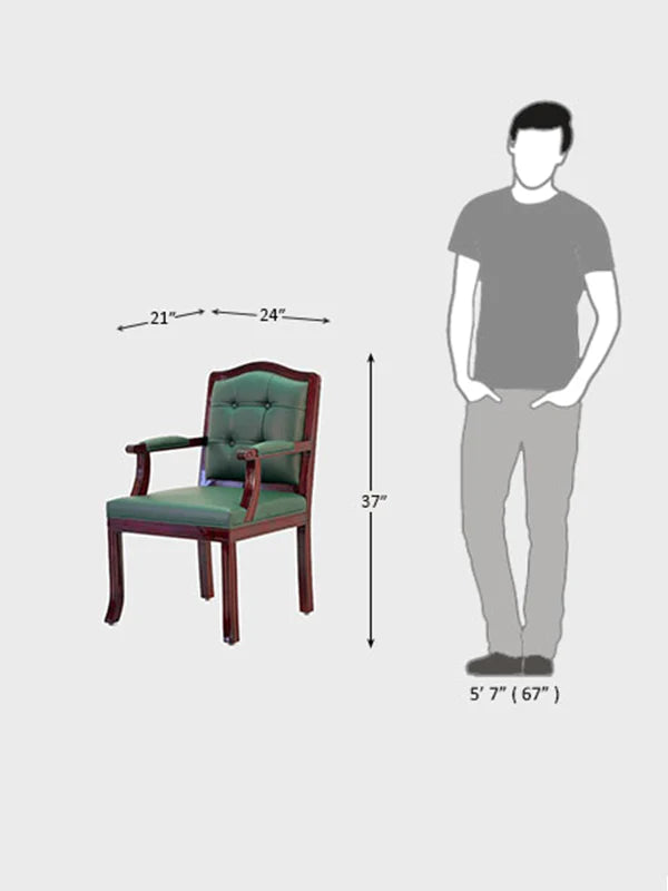 Quilium Wooden Visitor Chair