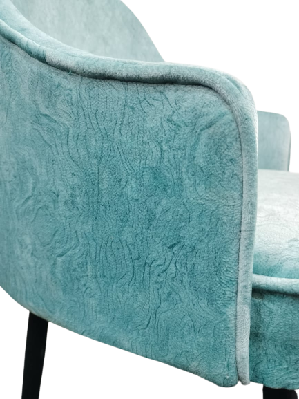 Turkish Texture Velvet Fabric Dinning Chair
