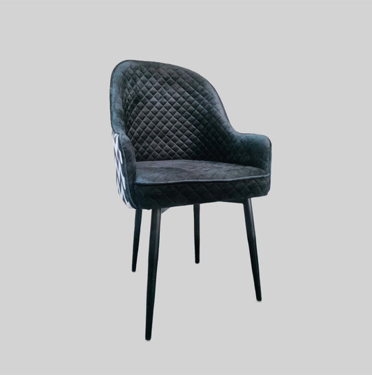 Glam Accent Zigzag Chair