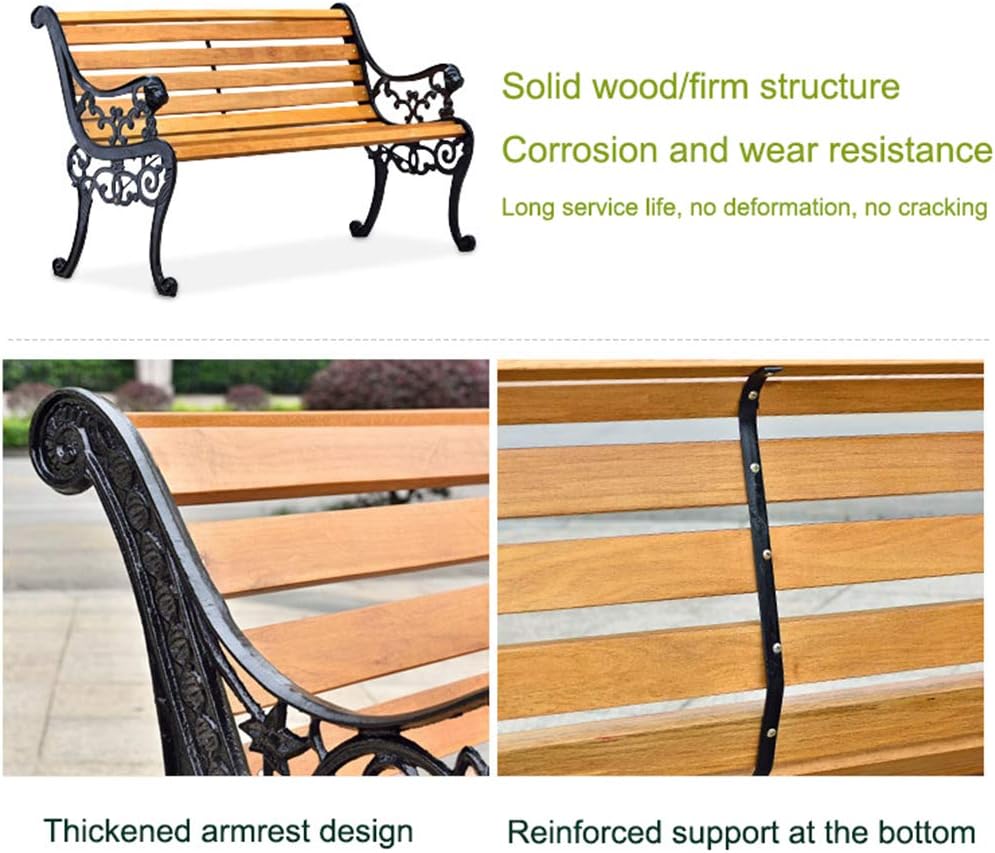 Outdoor Anticorrosive Solid Garden Bench