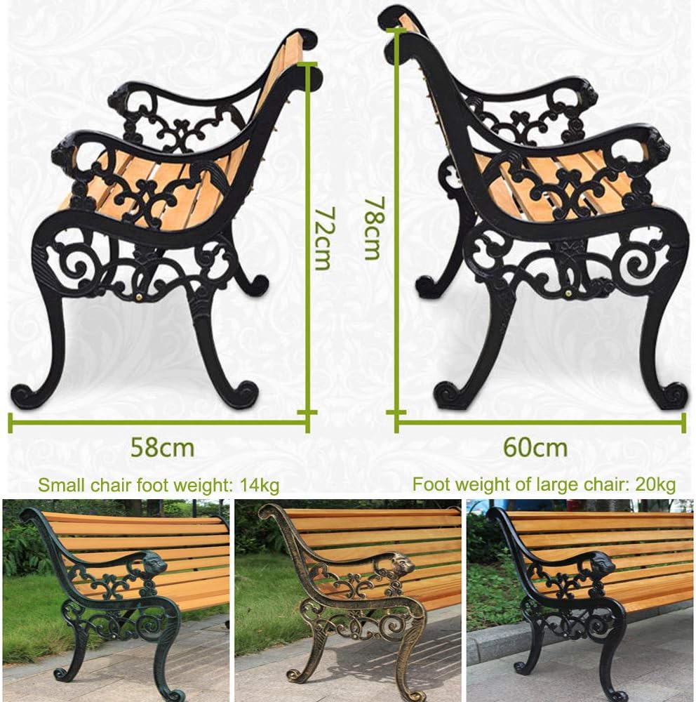 Outdoor Anticorrosive Solid Garden Bench