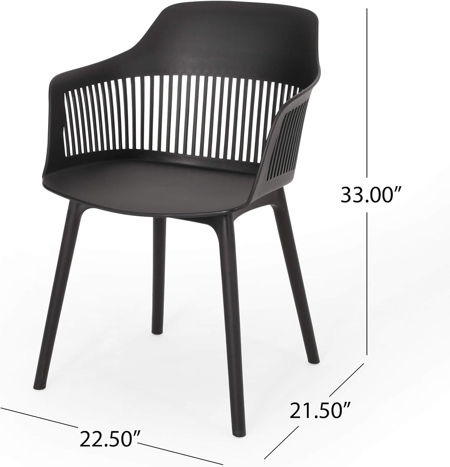 Irene Outdoor Modern Dining Chair