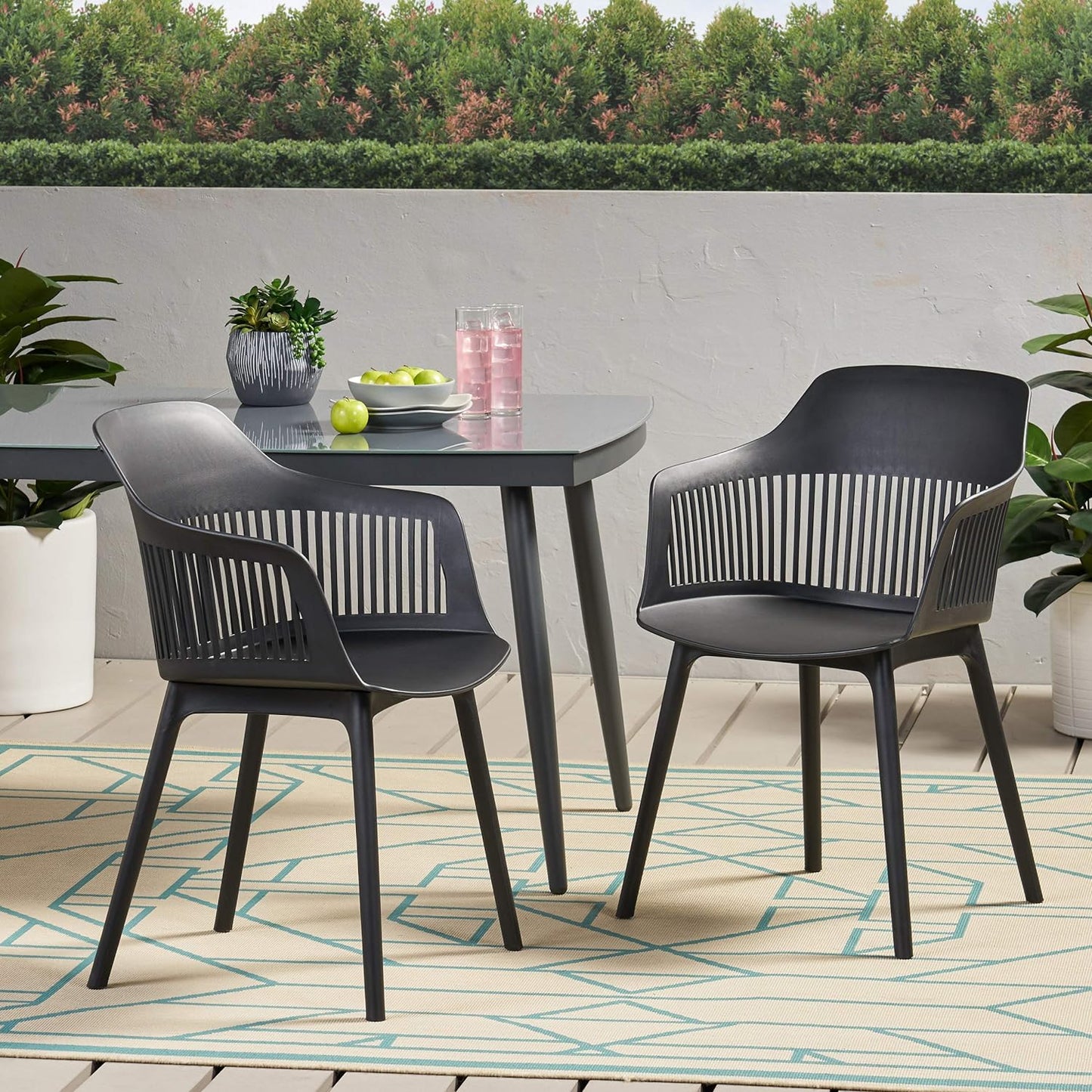 Irene Outdoor Modern Dining Chair