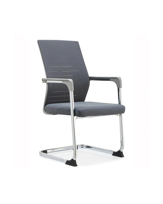 Modern Steel Structure Office Chair Without Wheels