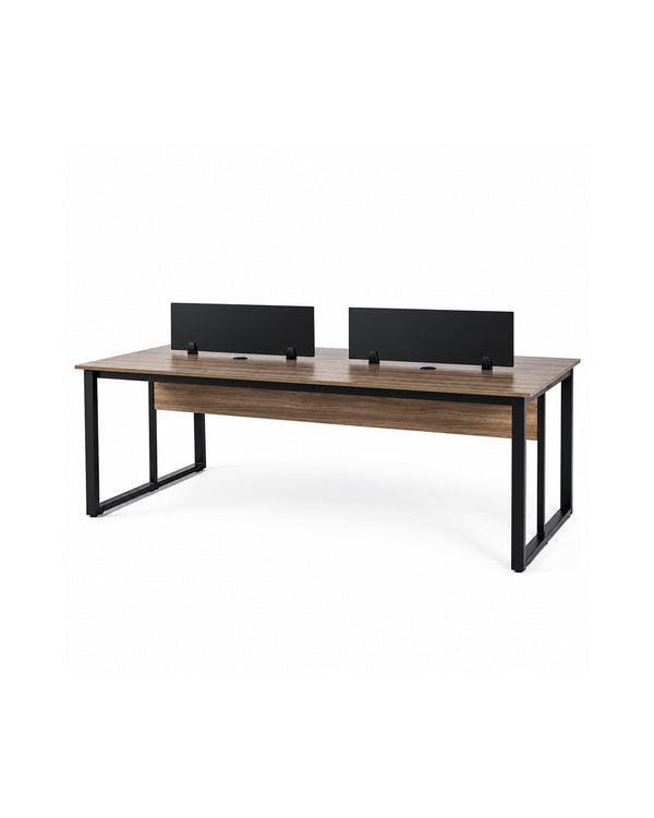 4 person work station (made with lassani MDF & iron frame) BF-WT04
