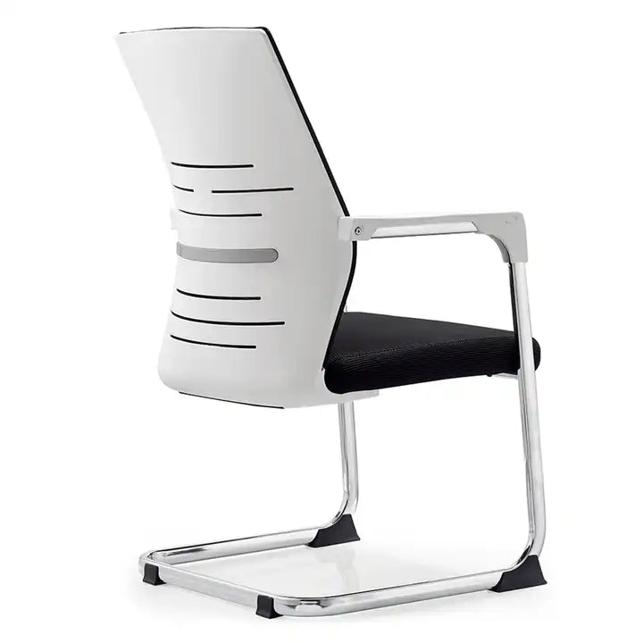 Modern Steel Structure Office Chair Without Wheels