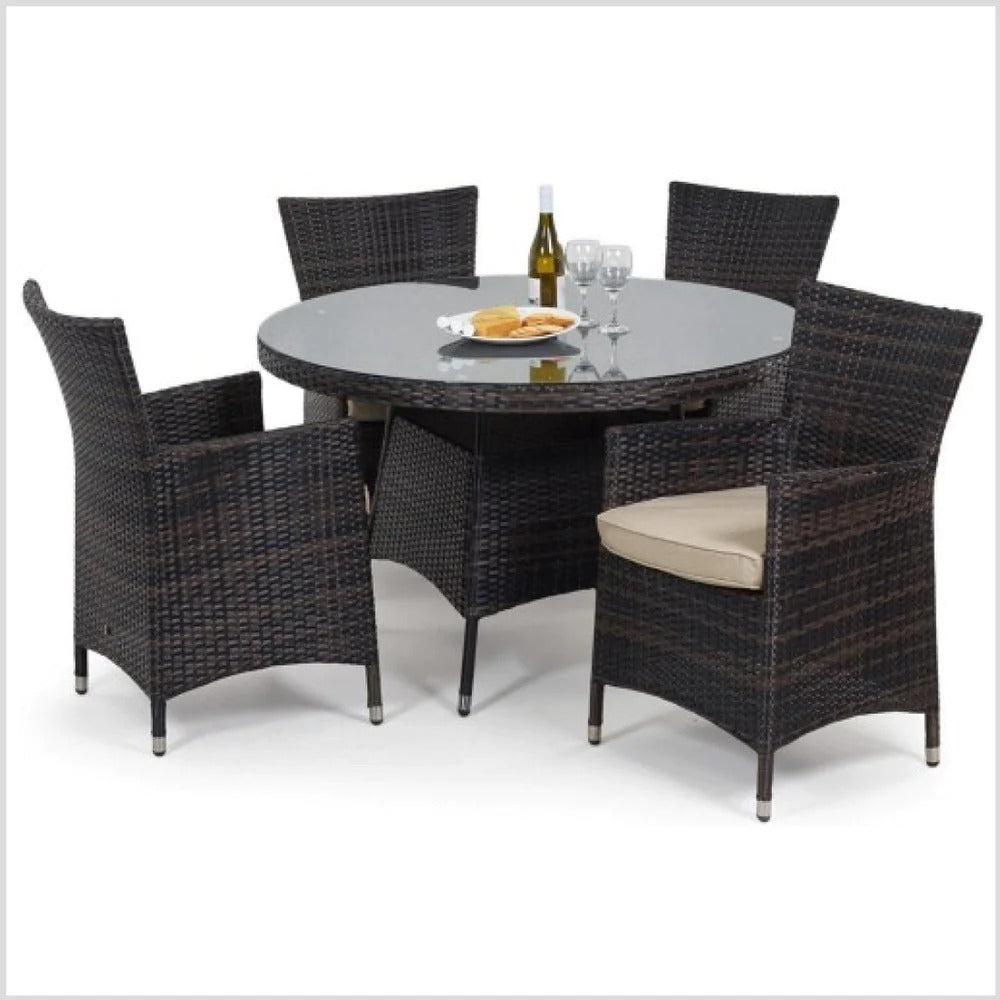 Rattan Outdoor Chair Table Set