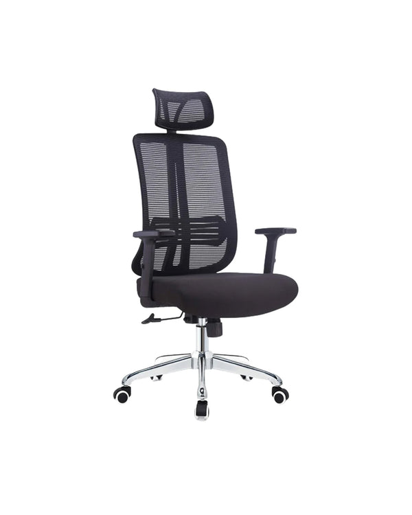 High Back Chrome Base Swivel Chair BF-H101