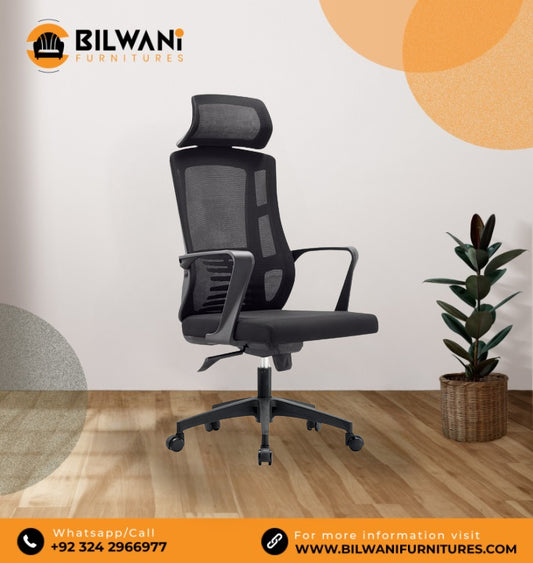 Office High Back Mesh Chair with Headrest