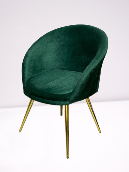 Motif Luxury Green Velvet Lounge Chair