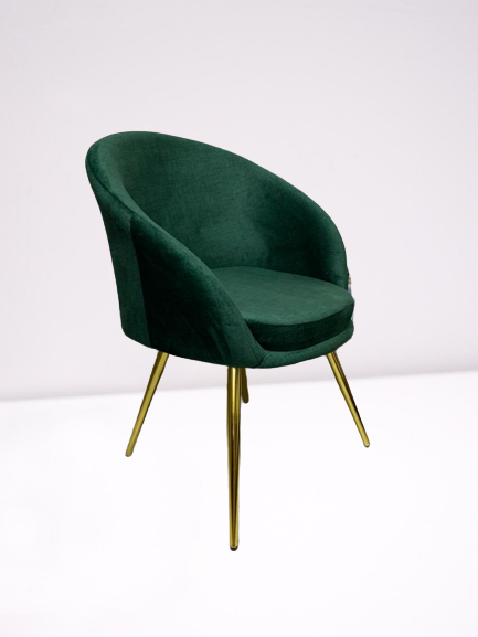 Motif Luxury Green Velvet Lounge Chair