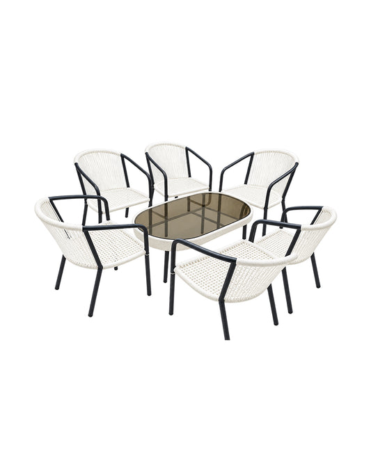 Woven Design Stackable Chairs With Table BF-WSC