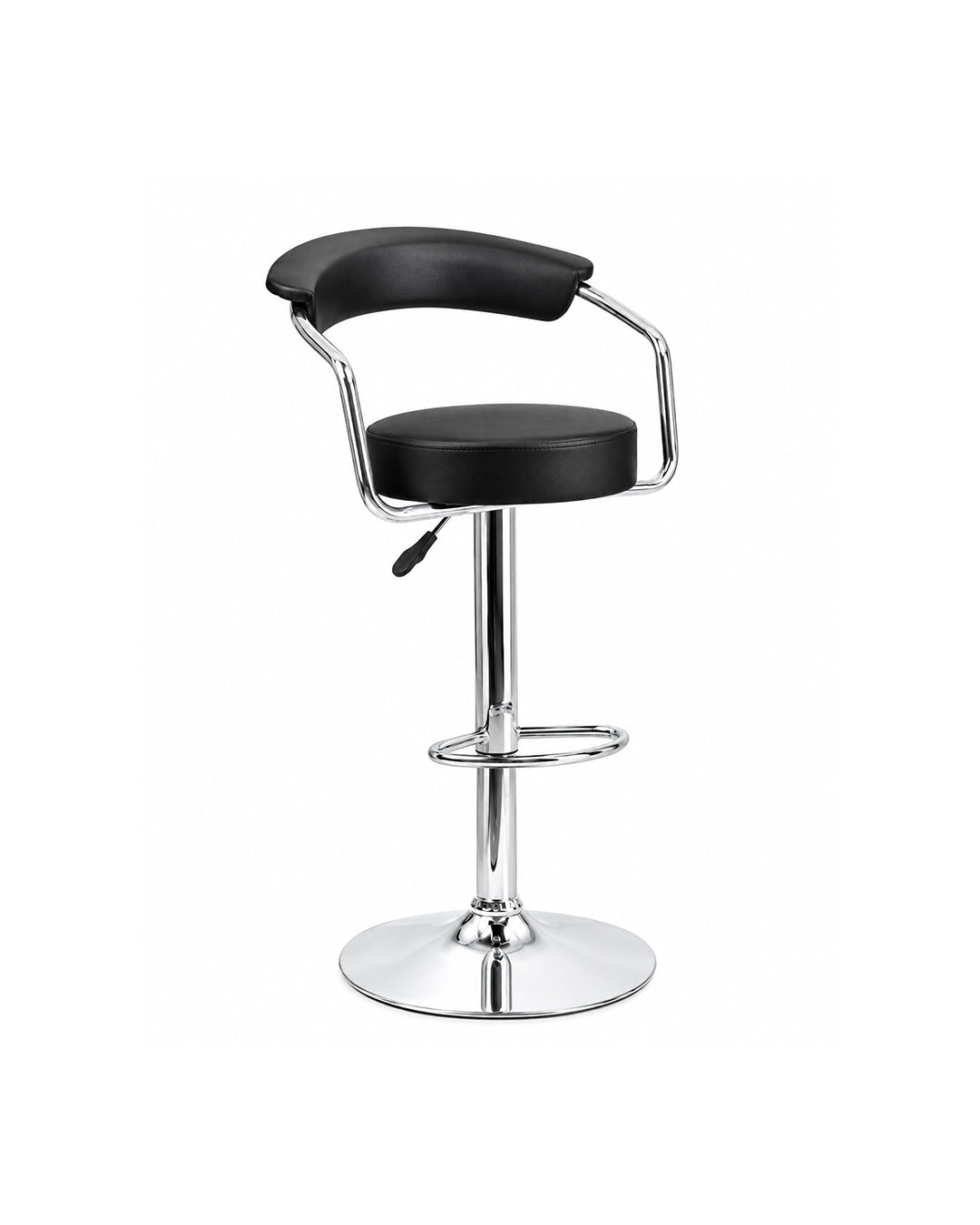 Black PVC Bar Stool BF-179