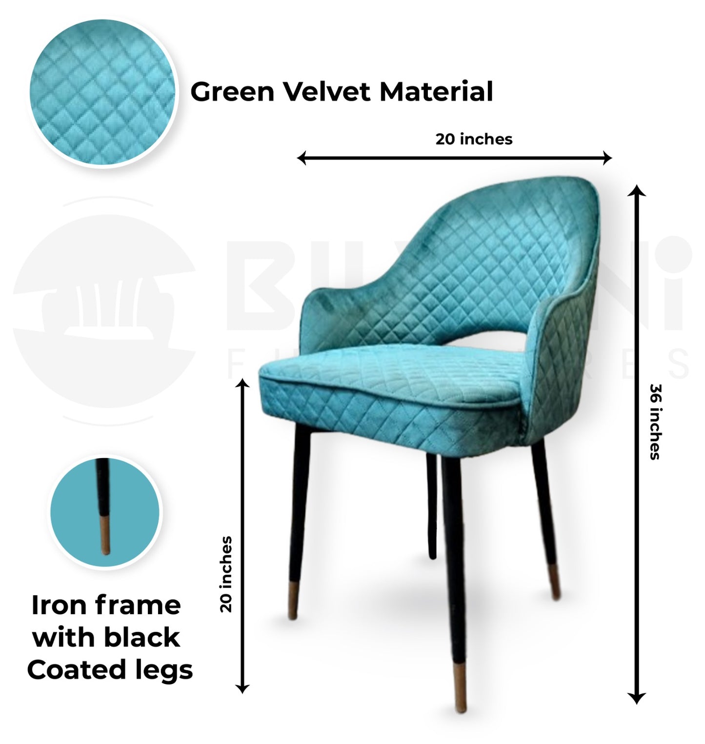 Velvet Living Room Chair