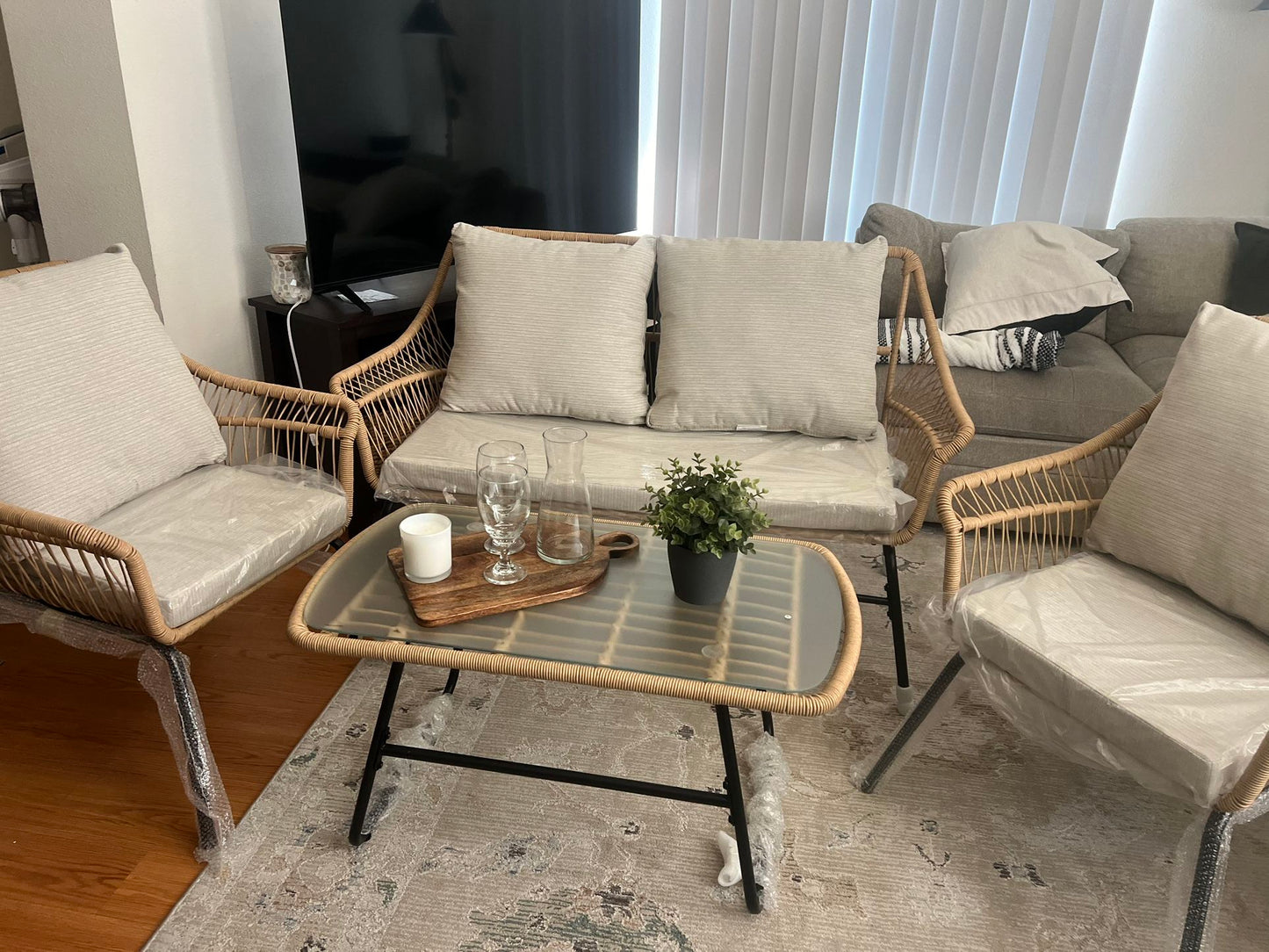 4-Piece Outdoor Lounge Set BF-OLS