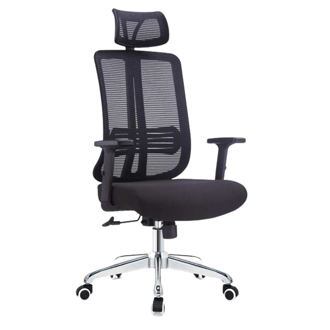 High Back Chrome Base Swivel Chair BF-H101